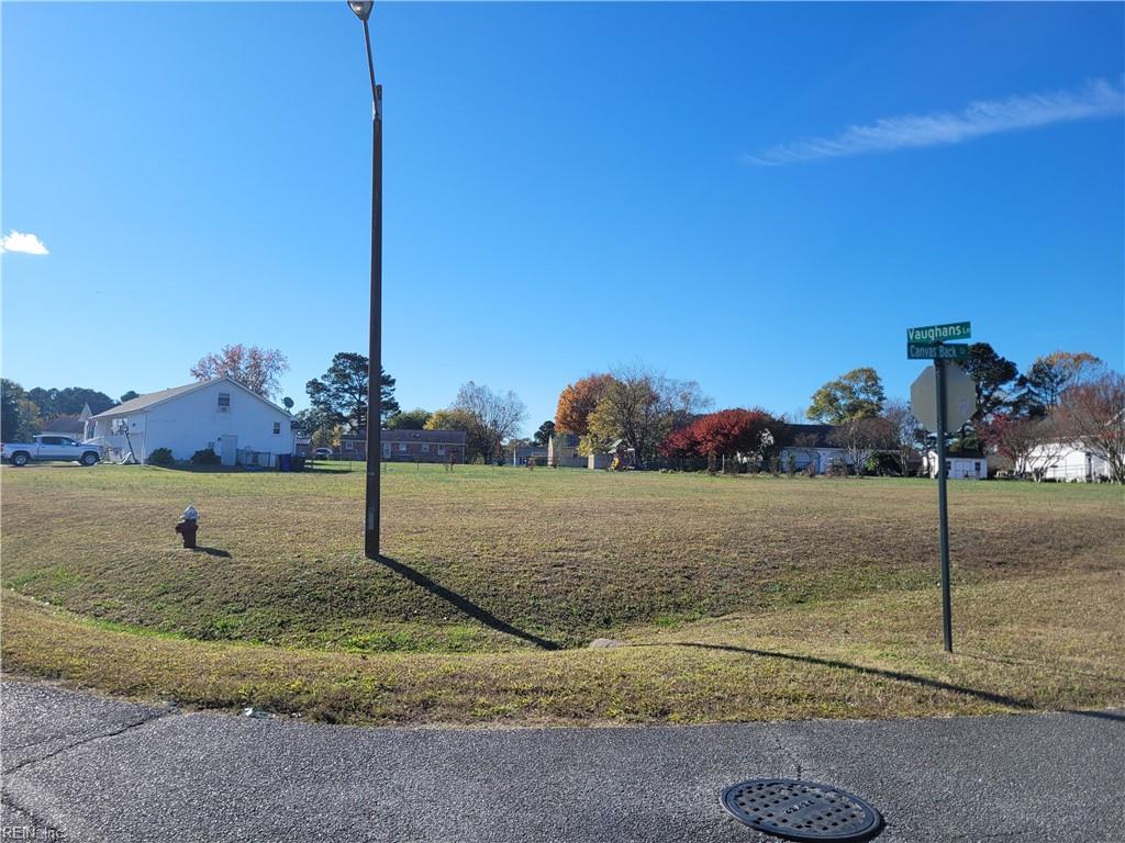 View of lot located at 305 Vaughans Lane, Franklin, Virginia 23851