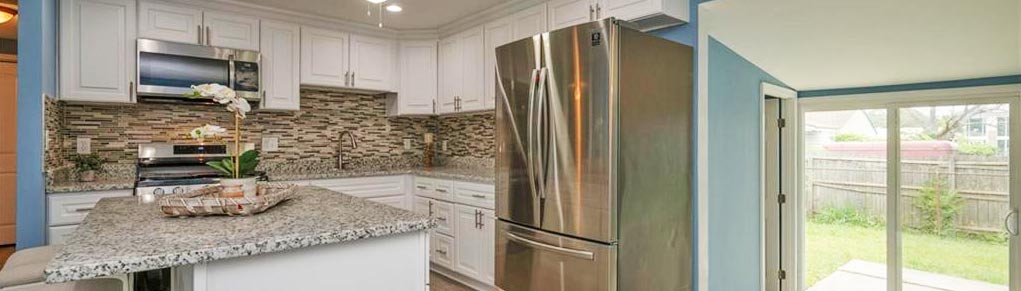 Kitchen in property located at Property Details For 2020 Winfree Road, Hampton, Virginia 23663