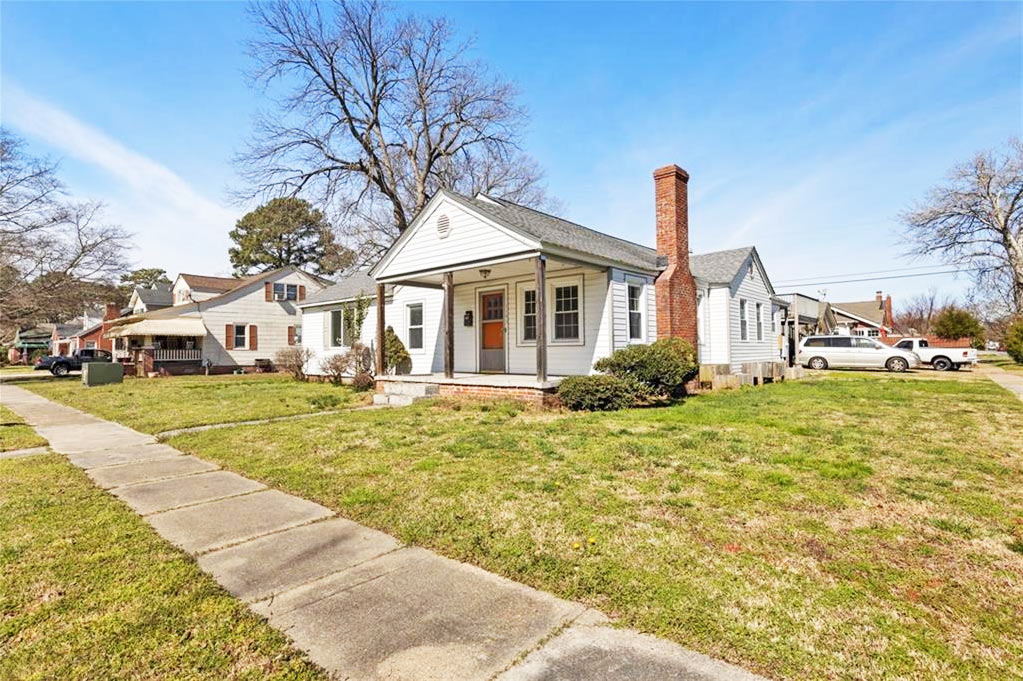 Front of property located at 1143 Orville Avenue, Chesapeake, Virginia 23324