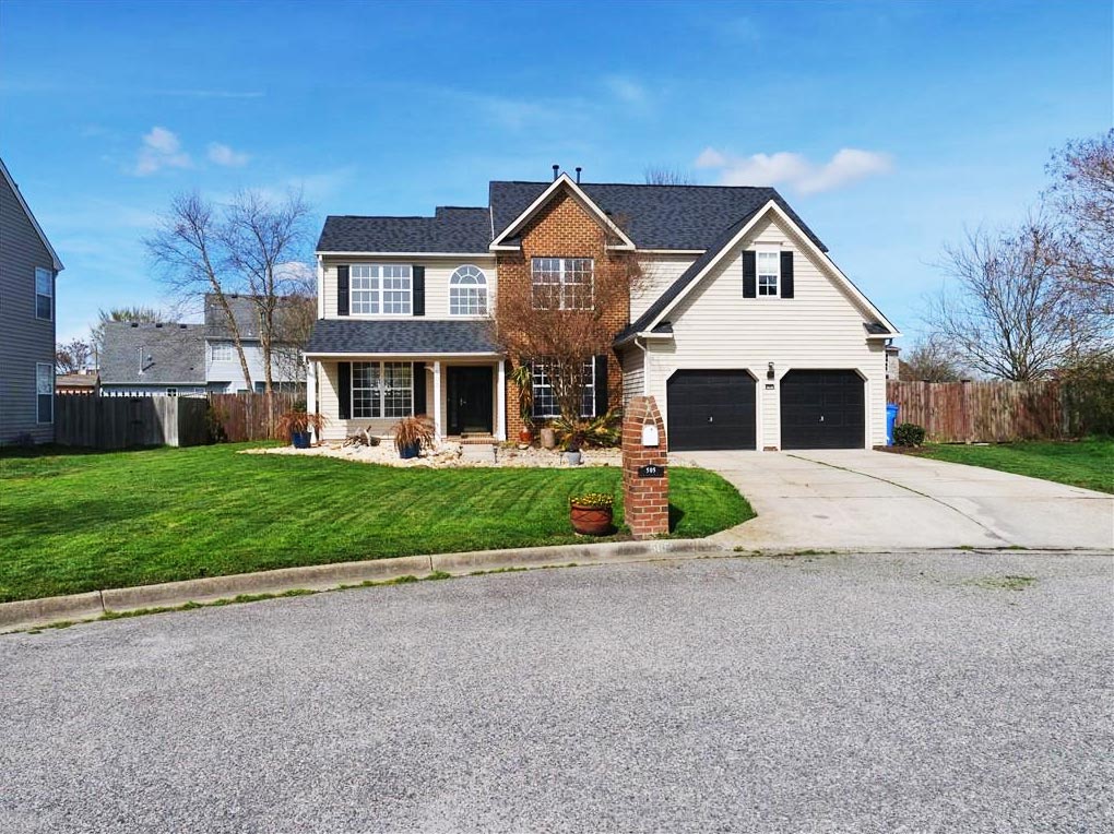 Front of property located at 505 King Maple Court, Chesapeake, Virginia 23320